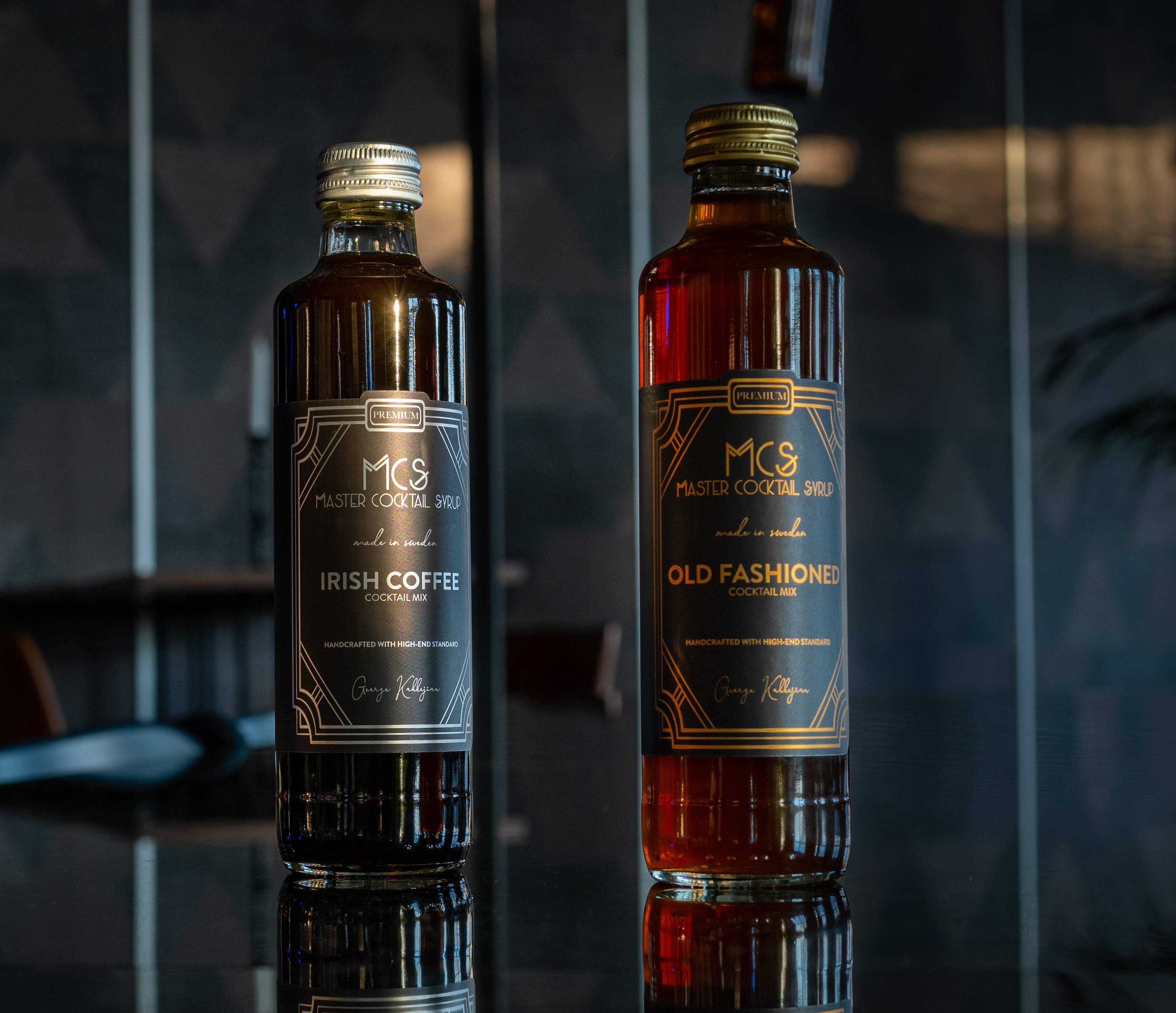 MCS Old Fashioned & MCS Irish Coffe Mix By George Kahkejian